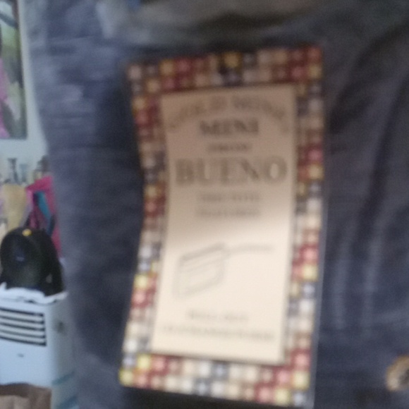 Purse, BuenoMini Bluejean Jungle Print with embroidered Tiger, NEW - Picture 3 of 4